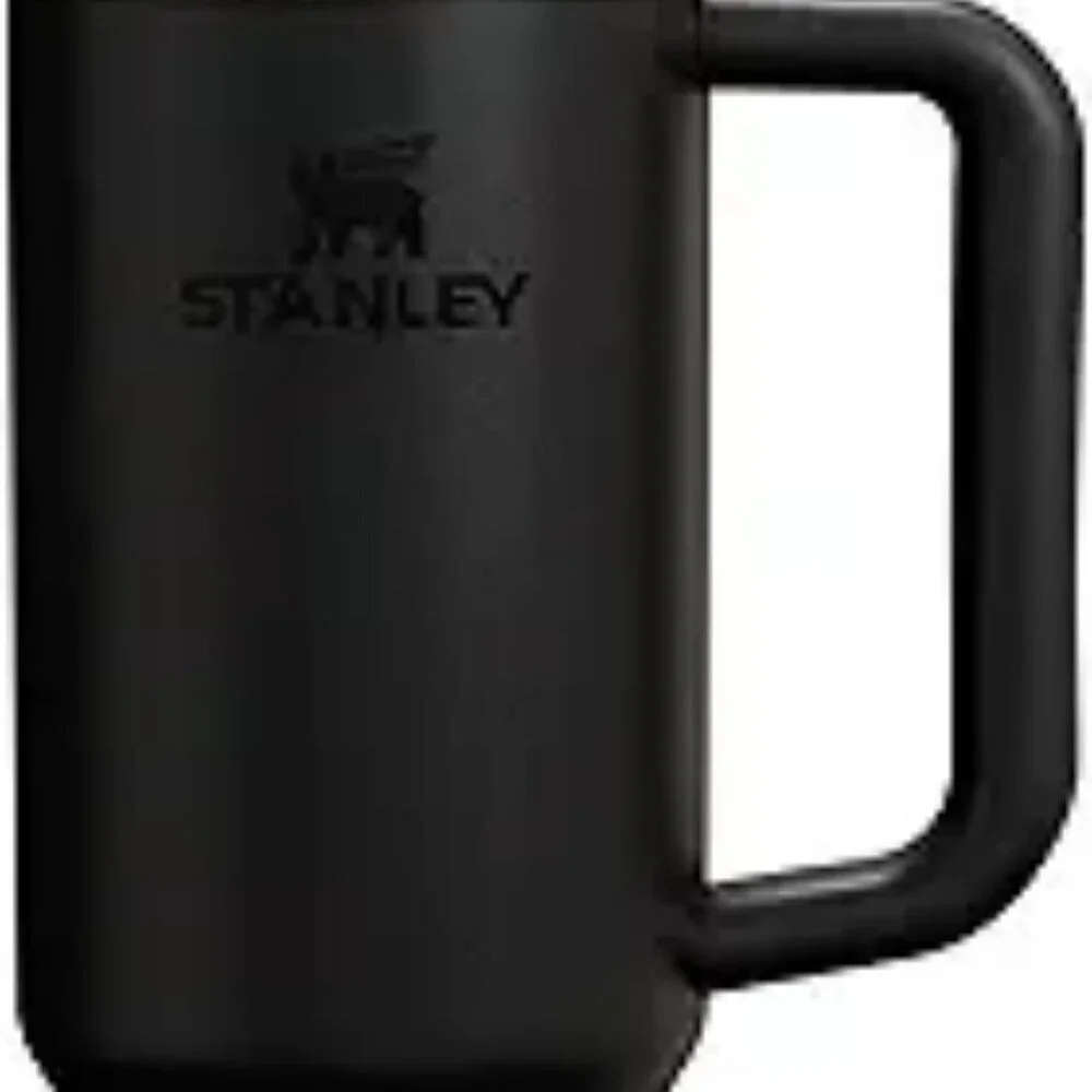Stanley Quencher H2.0 Tumbler 30 oz Black With Handle Straw Lid Insulated Cup